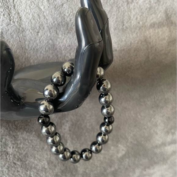 Hematite and Carnelian bracelet - Picture 3 of 3